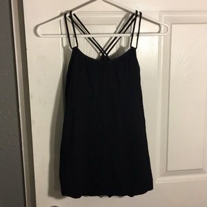 Black lululemon tank size 4